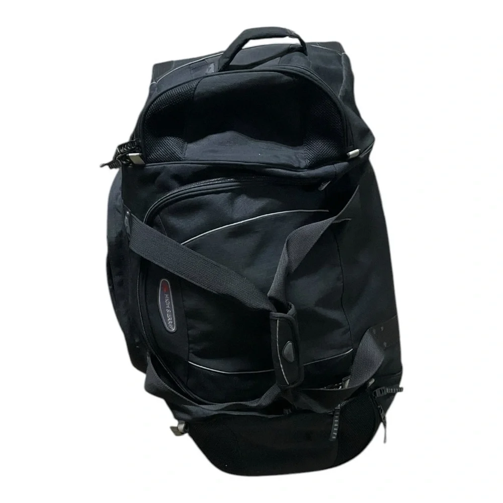 🧳 High Sierra Rolling Duffel Bag Large Travel Luggage Black 2-Wheel Wheeled Bag